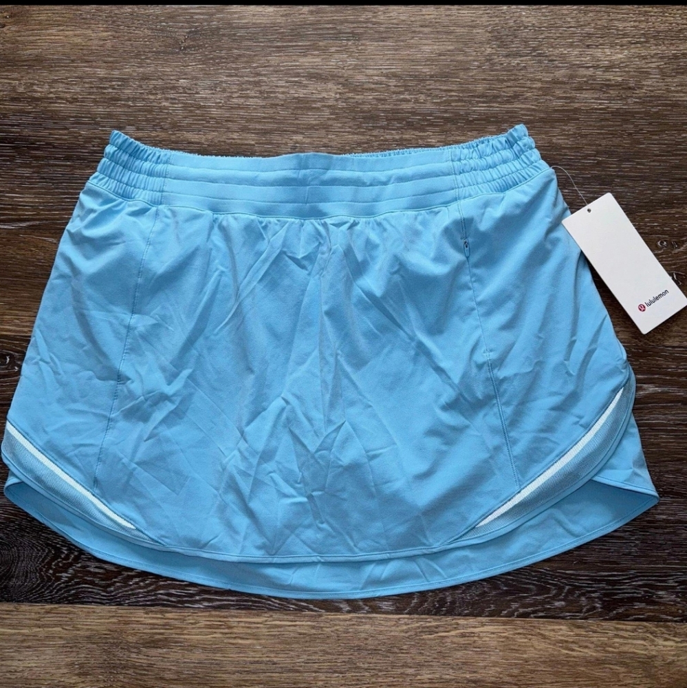 lululemon athletica Hotty Hot Light Blue Skort